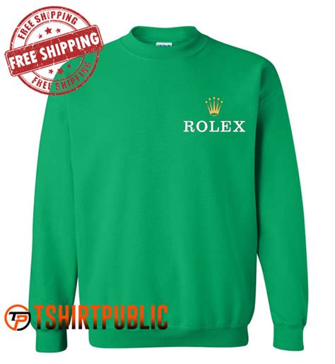 green Rolex sweatshirt